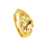 Anillo Dorado Arena para Mujer, Duradero, de Nicho, Dulce Anillo Abierto de Imitación Dorada para Mujer, Accesorios de Aleación de Cobre, Productos Nuevos al por Mayor