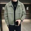 Chaqueta de lana abrigo de hombre otoño e invierno 2023 nuevo de alta calidad Ruan guapo casual ropa superior abrigo corto de lana