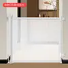 Barrera de puerta para niños puerta de habitación valla plegable retráctil poste protector de aislamiento para mascotas protección de hueco de escalera para bebé