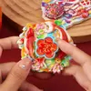 Ímã de Geladeira Dança do Leão Giratório Ano Novo Cultural e Criativo Tendência Nacional Adesivo Magnético Duplo Giratório Ornamento Festivo de Resina Festival da Primavera Ímã de Geladeira