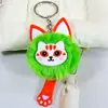Nuevo Llavero Colgante Creativo de Bola Peluda para Gato Lindo Exquisito Regalo Gato de la Suerte Bola de Pelo Adorno Pequeño para Bolsa