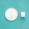 Acessórios de Prata Esterlina 925 Zircônia Micro-Cravejada Espaçador Arruela Espaçadora Contas Cilindricas Pulseira de Cristal Acessórios de Joias Contas DIY