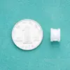 Acessórios de Joias em Prata Esterlina 925 Zircônia Microincrustada Contas Espaçadoras Pastilhas Espaçadoras Contas Cilíndricas Pulseira de Cristal Acessórios de Joias Miçangas para DIY