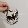 Nuevas copas de vino de vidrio de colores con forma de animal transfronterizas, copas de vino de vidrio de borosilicato alto, vasos para whisky
