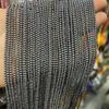Mimi Beads 4mm pedra de ferro brilhante fino redondo Beads string Gemstone Mini Beads