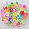 Casa de Muñecas al por Mayor Accesorios DIY Tiktok Color Degradado Frutal Adornos de Alta Transparencia Accesorios de Resina Bolsa Sorpresa Paisaje Micro DIY