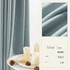 Cortinas de Shaoxing Keqiao: Cortinas blackout de algodón y lino gruesas de alta gama para dormitorio, decoración del hogar moderna de lujo ligero nórdico para sala de estar