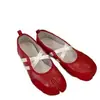 Nueva Colección Primavera y Otoño 2026: Zapatos Planos de Moda para Mujer, sin Cordones, Cómodos y Versátiles, con Punta Cuadrada Baja y Diseño de Punta Dividida