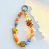 Colgante para Teléfono Móvil Estrella de Dibujos Animados, Cadena para Teléfono Móvil con Cuentas Linda, Colgante para Bolso con Diseño de Nicho, Hebilla de Llave Versátil