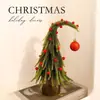 Nuevos Adornos Navideños de Árbol con Cuello Torcido de Amazon Decoración Navideña DIY Adornos de Árbol de Navidad de Codo Planta en Maceta
