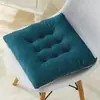 Almofada de assento de algodão, pelúcia grossa, quente para outono e inverno, almofada redonda para o bumbum para longos períodos sentado em salas de aula e escritórios, almofada de pelúcia para cadeira