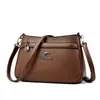 Bolso para Mujer Pu Piel Suave Bolso Cruzado de Gama Alta Gran Capacidad Bolso de Hombro Bolso para Mamá de Mediana Edad Casual para el Trabajo