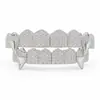 Moda Europeia Americana Personalidade Tendência Hip Hop Totalmente Cravejado de Diamantes Natal Dentes de Ouro para Homens Presas Dentes de Vampiro