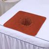 Toalla con agujero para la cama de salón de belleza, toalla con agujero para tumbarse, suave y absorbente, cojín de masaje, toalla facial, toalla de cama, logotipo personalizado