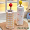 Portarrollos de Papel de Cocina Estante de Almacenamiento de Paños para Personas Perezosas Estante para Rollos de Papel Estante para Film Transparente Estante de Almacenamiento Estante para Rollos de Papel de Cocina