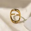 Anillo de Acero Inoxidable con Forma Especial Europea y Americana Taina para Mujer Diseño de Nicho Versátil Anillo de Acero de Titanio Joyería de Lujo Ligero de Gama Alta