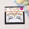 Pegatinas Faciales de Diamante Europeas y Americanas Pegatinas para Cejas y Ojos de Festival de Música Rendimiento Máscaras Diamantes Acrílicos Láser de Cristal Pegatinas