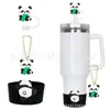 Accesorios Decorativos Stanley Correa de Mano de Cuerda Trenzada Estuche para Labial Llavero Duende Briqueta Funda de Silicona Antideslizante para Taza