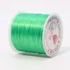 Hilo Elástico Plano de Seda de Colores 0.8mm Hilo Trenzado para Cuentas DIY Accesorios para Joyería Hilo con Cuentas Cuerda Elástica Hilo Resistente al Desgaste