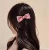 Nuevo Elegante Pinza para el Cabello de Malla Estilo Coreano Doble Capa con Lazo Pinza para Mechones Laterales de Niña Pinza de Tela Tocado