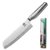 Cuchillo de Chef de Acero Inoxidable para Uso Doméstico, Mango Hueco, Antideslizante, Cuchillo para Fruta Afilado Asakh-No.Lk-W05