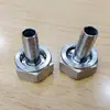 Codo de pagoda de 4 puntos 5 puntos máquina de cerveza de barril montada en la pared dispensador tipo pozo de placa salida de cerveza entrada de aire hebilla válvula antirretorno