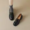 Macio e confortável! Mocassins plataforma artesanais com estampa de camélia e saltos grossos e robustos 2024