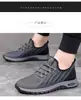Zapatos Deportivos Ligeros de Verano para Hombre de Comercio Exterior, Zapatos Casuales de Malla Tejida Fly Transpirables, Zapatos Deportivos para Correr Ligeros para Hombre con Cordones