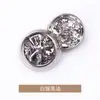 Borda Chanfrada Inglês Metal Hand-Sewn Moda e Exquisite Lã Roupas Terno Casaco Outwear Corta-vento Botões Botões