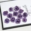 Cabeças de flores de rosa artificiais, flores pequenas, guirlandas DIY, arranjos de cabeça para grampos de cabelo, flores artificiais para decorações de casamento, adereços para fotos, flores decorativas