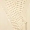 Para Comercio Exterior Europeo y Americano Transfronterizo Ropa de Mujer, Popular en Aliexpress, Cárdigan de Punto Versátil Suave de Otoño con Cuello Cruzado y Lazos
