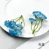Flores de Grama Artificial Miosótis e Mosquitinho Guirlanda de Flores DIY Decoração de Caixa de Presente para Roupas e Chapéus Corsage Ins Acessório de Cabelo Materiais
