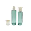 Em estoque kit de alta qualidade para casal, frasco de vidro octogonal, frasco de essência líquida de 30ml, frasco de creme de 30g, tônico de 120ml