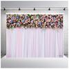 Tecido de Fundo para Fotografia Amazon Transfronteiriço Fornecimento Direto em Lote Painel de Fundo Fundo para Cena de Festa Parede de Flores Dia dos Namorados