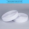 Marca Zhengyi Buckle Poliéster Brocado Misturado Grau C Branco 5cm Velcro Fita de Velcro Comum Fita de Gancho e Argola