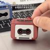 Llavero grabador retro, minicinta, bolso colgante, grabable, reproducible, música, nuevo y extraño juguete.