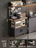 Estante de Almacenamiento para Cocina Multifuncional de Piso para el Hogar Contra la Pared Encimera Estante de Almacenamiento para Horno de Microondas Ollas y Sartenes Aparador Gabinete