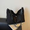 Bolsa Grande Vintage Maillard para Mujer 2025 Nueva Moda Bolso Tote de Gran Capacidad de Moda Versátil Mochila Esmerilada