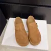 Zapatos Birkenstock para Mujer de Suela Gruesa 2026, Mocasines de Plataforma que Aumentan la Altura para Primavera y Otoño, Zapatos de Moda Casual Retro para Mujer