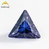 3x 3~12x 12mm triángulo ángulo recto circón de color importado colección Wuzhou gema artificial piedra desnuda venta al por mayor