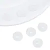 Fivela de Segurança Imitação de Jade em Vidro Contas Soltas Contas Redondas Planas Corda de Mão Trançada DIY Feita à Mão Acessórios de Joia de Corda Vermelha