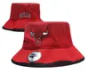Sombrero de pesca de marca de moda para hombres y mujeres, sombrero de protección solar MLB bordado para exteriores, sombrero de pescador de equipo de béisbol con ala ancha