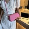 Casual Bolsa de Ombro Simples Moda Retrô Crossbody Bag 2023 Verão Nova Moda Popular Bolsa de Nicho