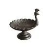 Adorno de Comedero para Pájaros con Forma de Pavo Real de Hierro Fundido Vintage para Jardín de Villa, Patio, Balcón, Accesorio de Fotografía