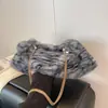 Bolso Transfronterizo de Felpa con Estampado de Leopardo para Mujer 2026 Nueva Moda Versátil Hombro Cruzado de Lujo Peludo Bolso Dumpling