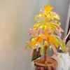 Árbol de Navidad de Fuegos Artificiales Paquete de Materiales Hecho a Mano DIY Palo Retorcido Adornos Caseros para Novias y Mejores Amigas Regalos de Navidad
