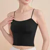 Liquidação: Camisola Feminina com Alças Finas e Bojo, Adequada para Usar em Camadas ou Sozinha, Top Costas Nuas de Látex Sem Costura