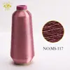 Fábrica Xinyu Venta al por mayor 4000 Metros Serie de Colores 150D Hilo Metálico Dorado y Plateado Completamente Envuelto Hilo para Bordado por Computadora