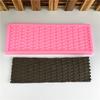 Molde para Hornear DIY Patrón de Cesta Patrón Trenzado Herramientas Decorativas para Hornear Pasteles Voltear Azúcar Molde de Silicona para Hornear
