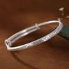 Pulseira Círculo Liso Xiangyun, Design de Nicho, Luxo Leve, Estilo Vintage Original, Estilo Jovem Étnico, Presente para Namorada ou Melhor Amiga